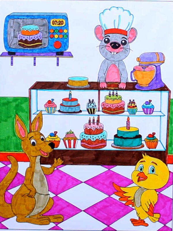 Silly Animals Coloring Book for Kids: 50 Fun And Easy Coloring Pages of Animals Engaging in Hilarious Activities to Delight Boys and Girls - Image 5